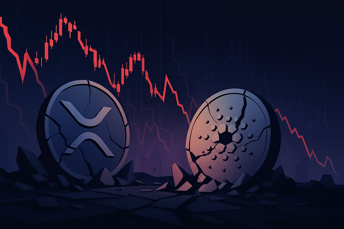Altcoin Carnage Deepens: XRP and Cardano Hit Lows as Crypto Liquidations Top $1.8 Billion