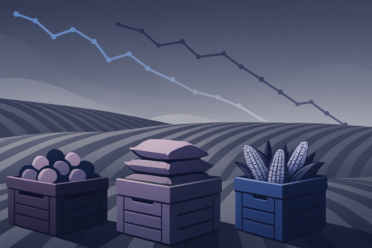 America’s Farmers Face a Squeeze: Why Weak Commodity Prices Could Upend Global Trade