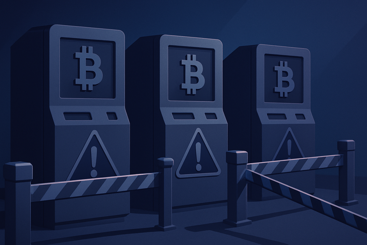 Bitcoin ATMs Face Regulatory Crackdown as Crypto’s Street-Corner Era Nears Its End