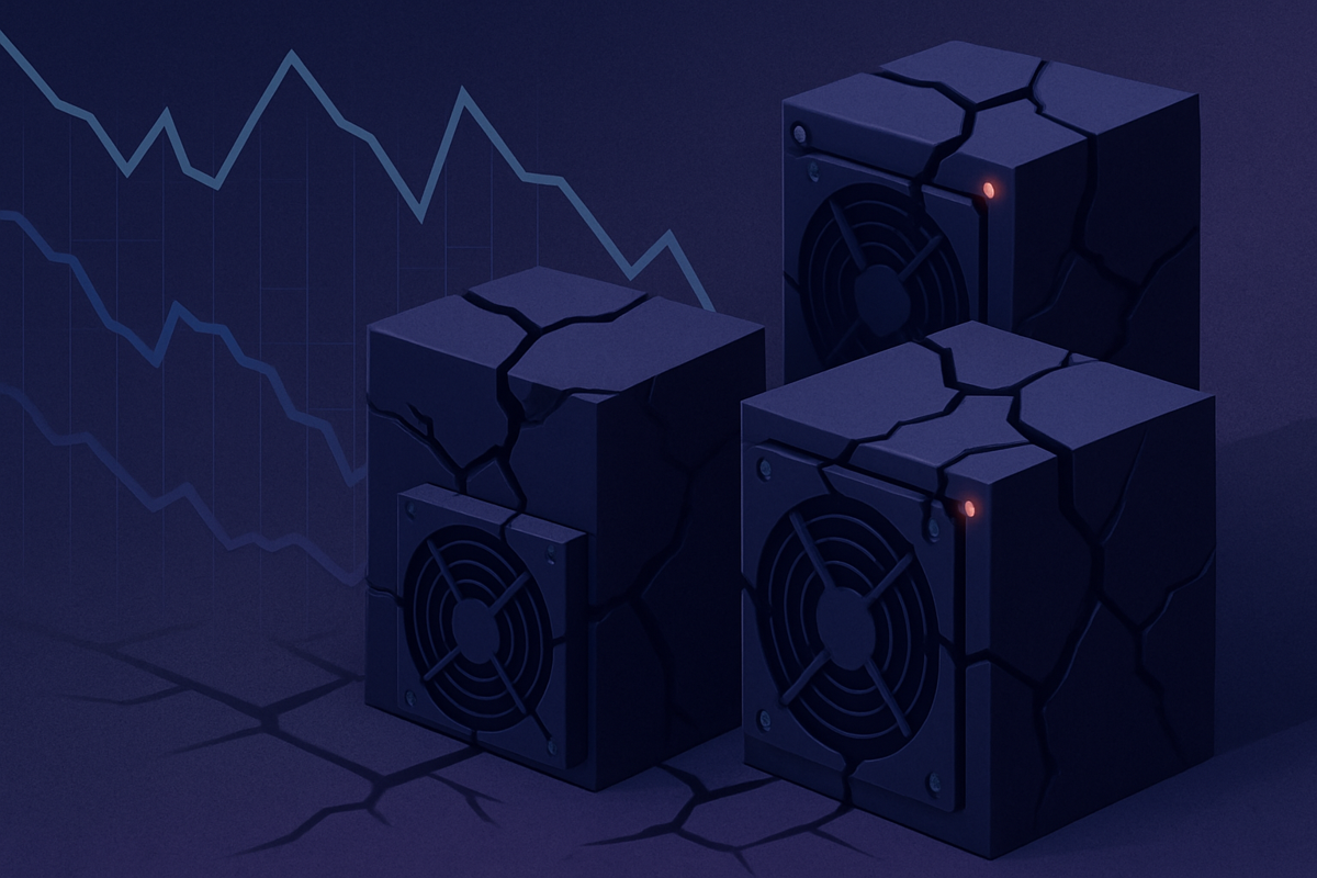 Bitcoin Miners Hit Breaking Point as Revenue Dips Below Production Costs
