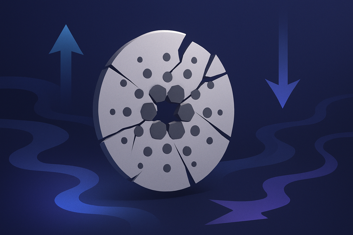 Cardano’s Multi-Year Lows Expose Altcoin Liquidity Crisis as Institutional Flows Diverge