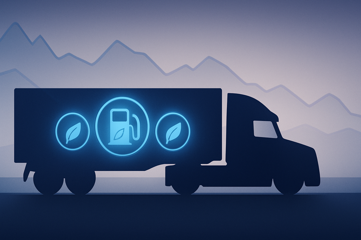 Commodity Tech: Robot Trucks Promise Fuel Savings but DBC ETF Stays Stuck in Neutral