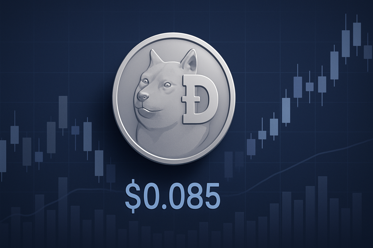 Dogecoin Holds the Line at $0.085 as Retail Sentiment Flatlines and Volatility Looms