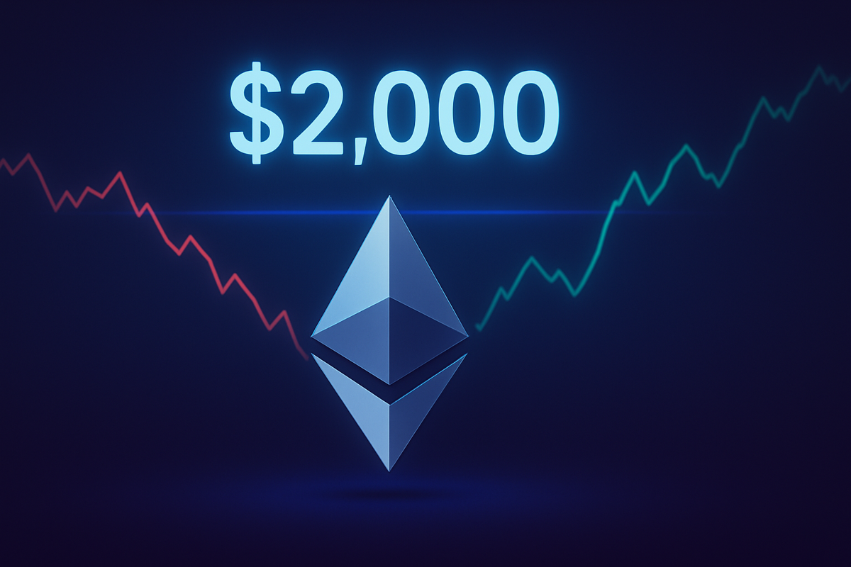 Ethereum Slides Below $2,000: Whale Shorts and Volatility Threaten Crypto’s Fragile Calm