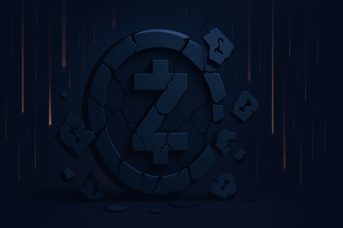 Zcash Plunges 50% as Security Flaw Sparks Panic—Privacy Coins Face Existential Test